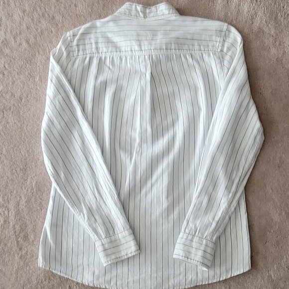 GAP Oxford Striped Button Down Shirt Women's Size XS - Picture 8 of 13